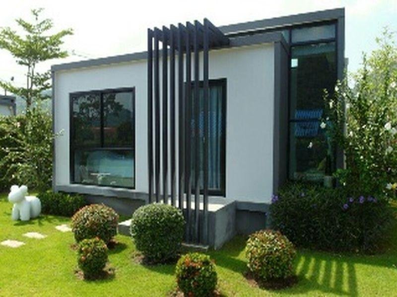 Modern bungalow exterior at The Focus Khaoyai Resort